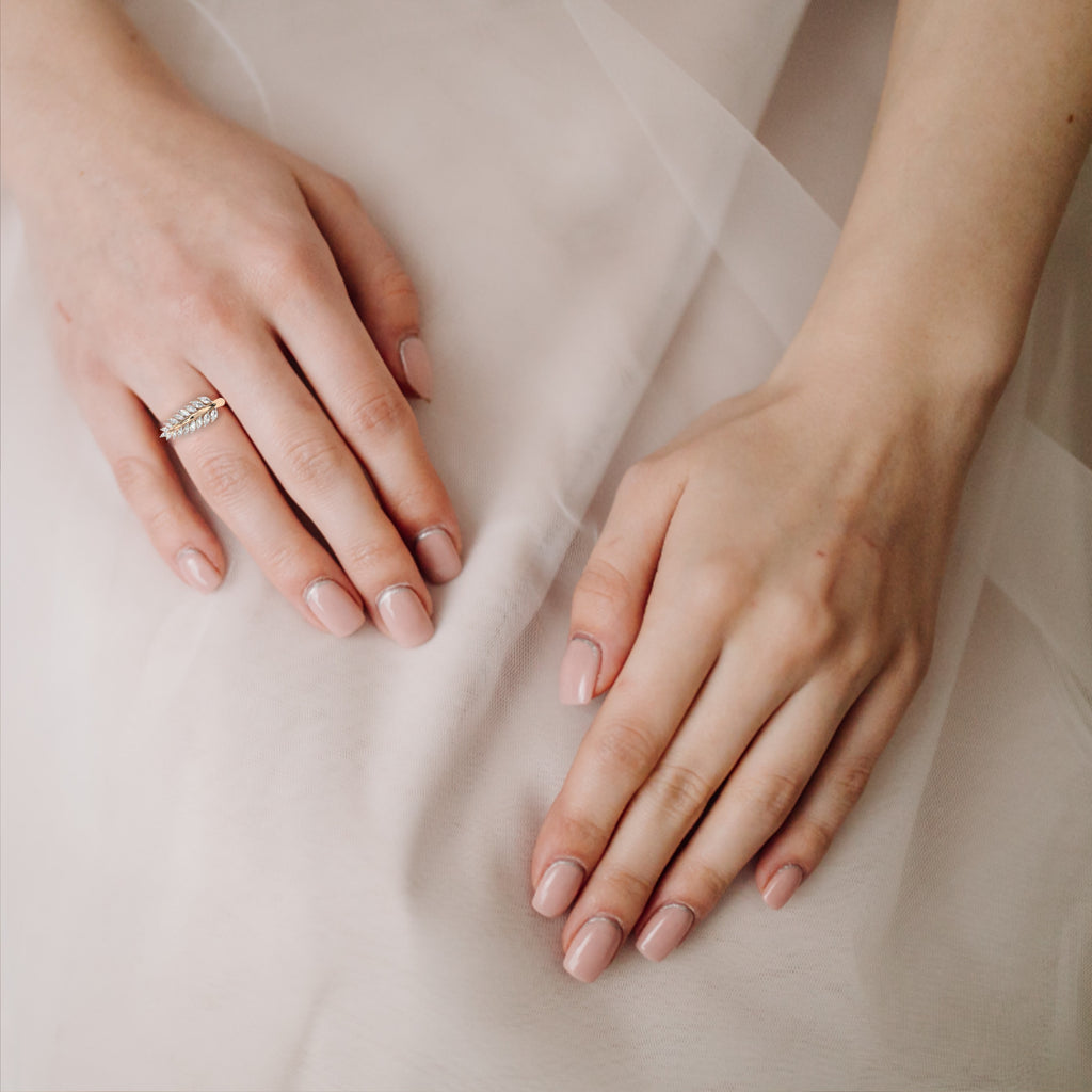 Marquise Diamond Statement Ring | Tiya Jewels