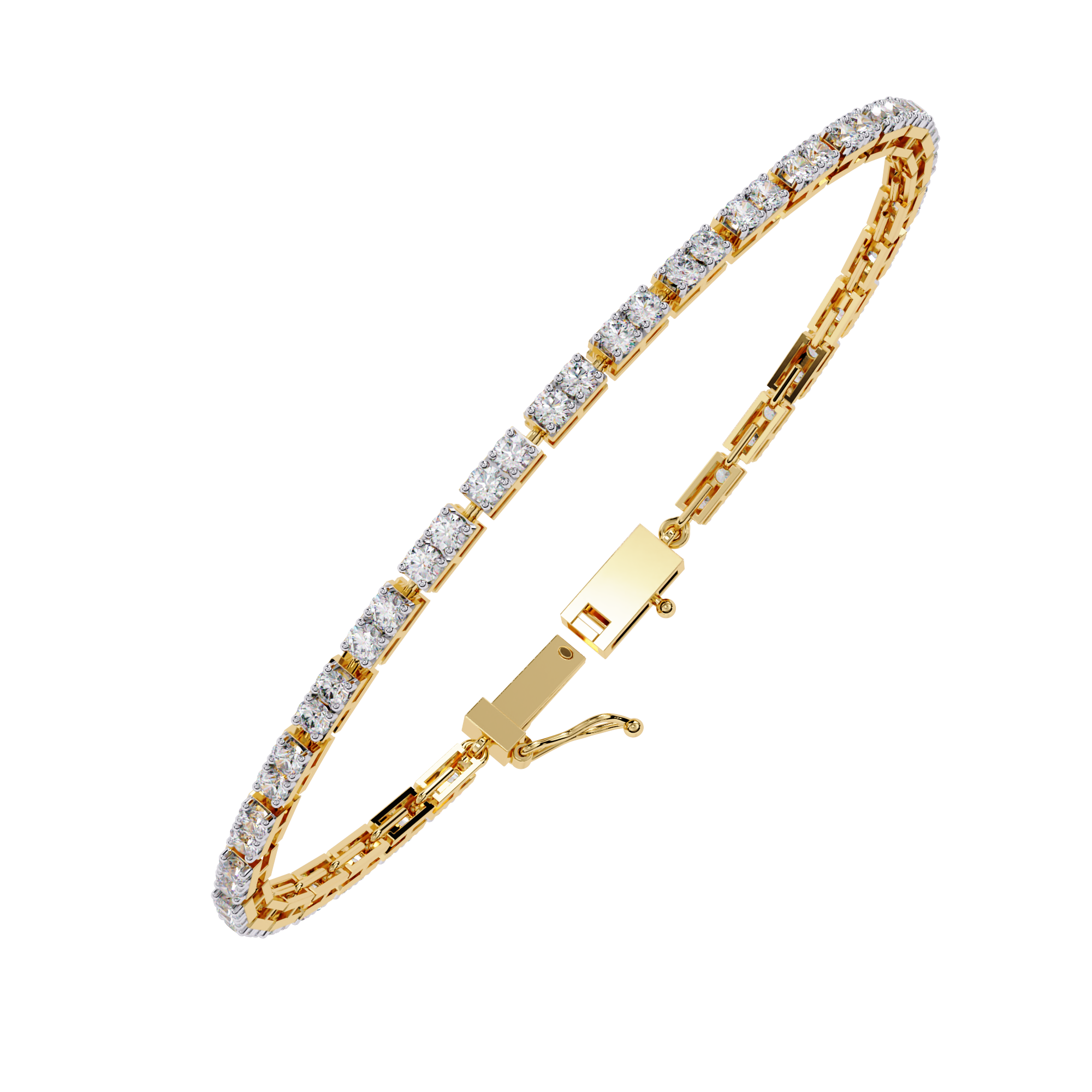 Classic Diamond Line Bracelet