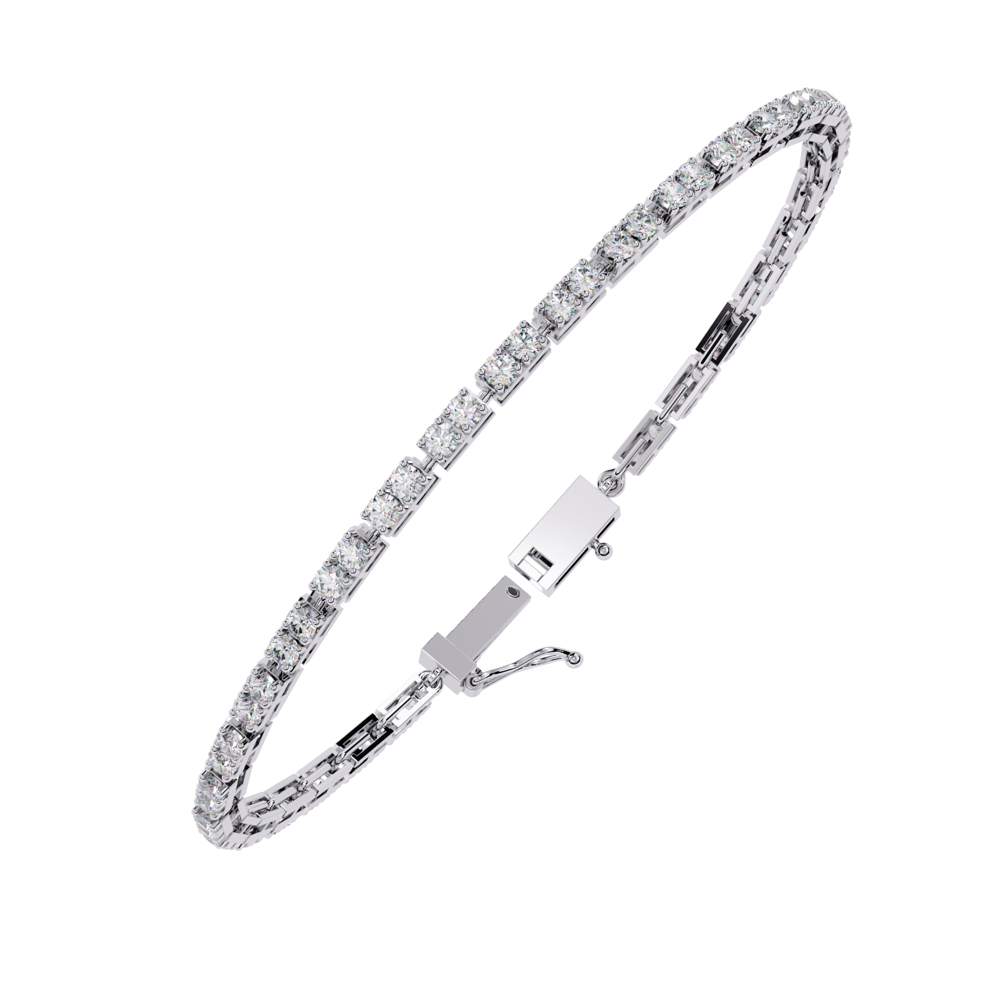 Classic Diamond Line Bracelet