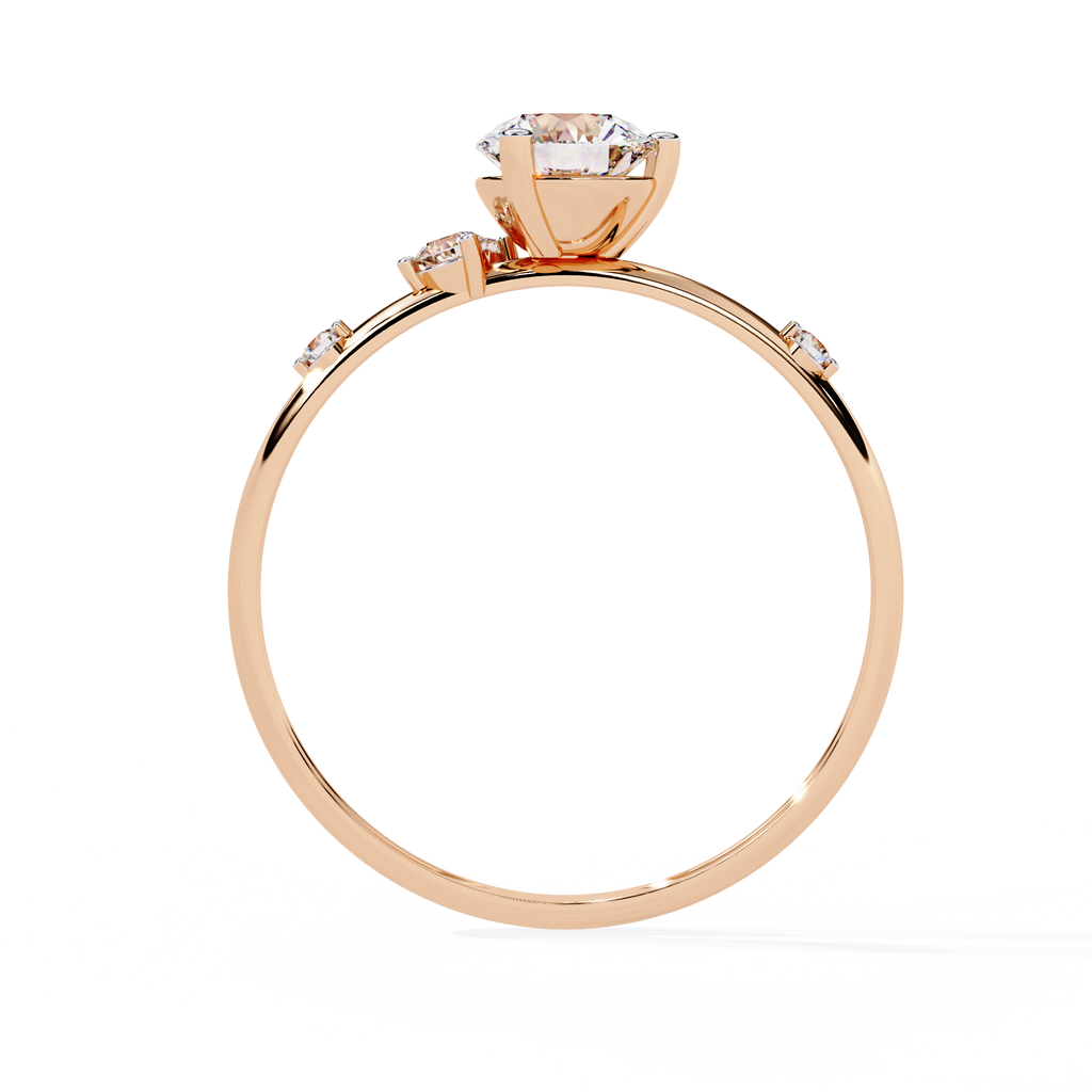 Classic Solitaire Diamond Ring (ROSE)