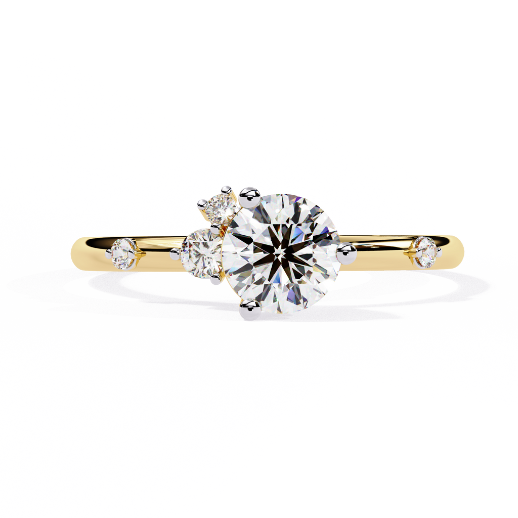 Classic Solitaire Diamond Ring (YELLOW)