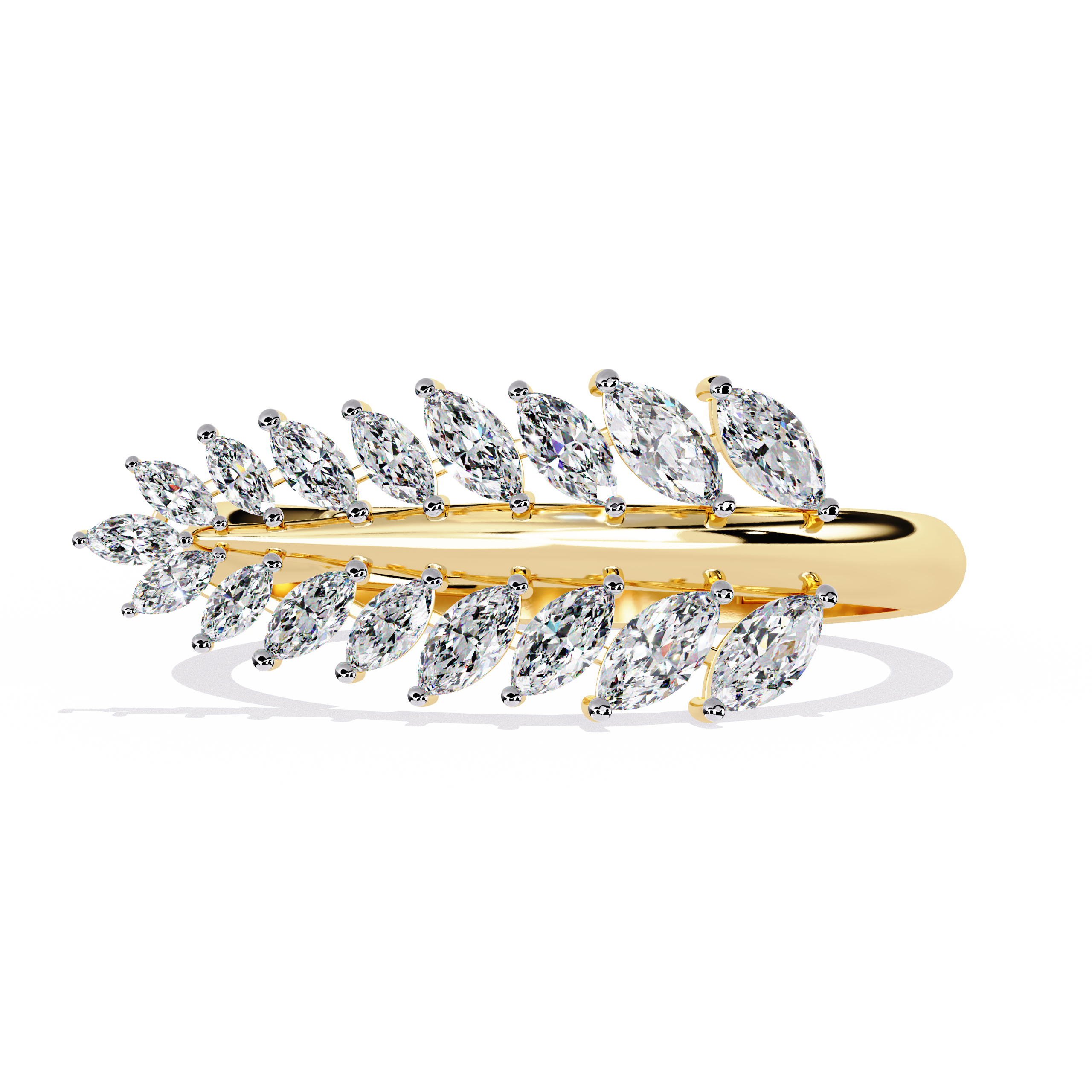 Radiant Halo Round-Cut Diamond Engagement Ring