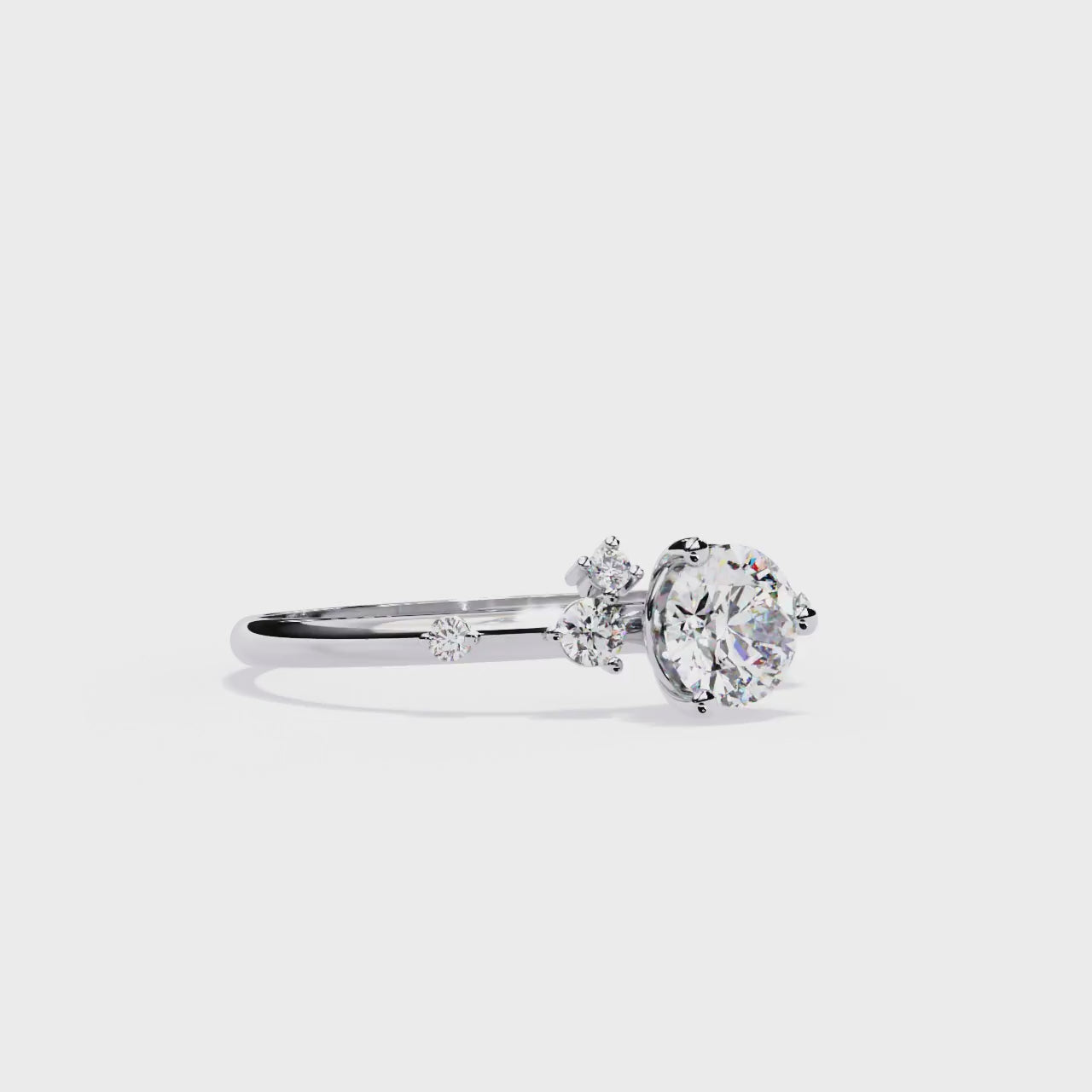 Classic Solitaire Diamond Ring (ROSE)