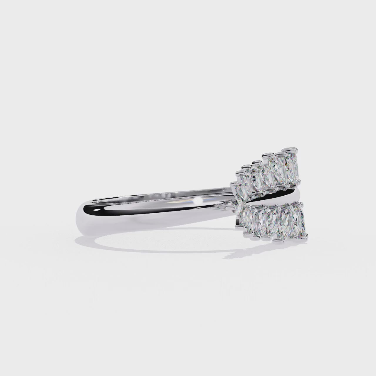 Radiant Halo Round-Cut Diamond Engagement Ring