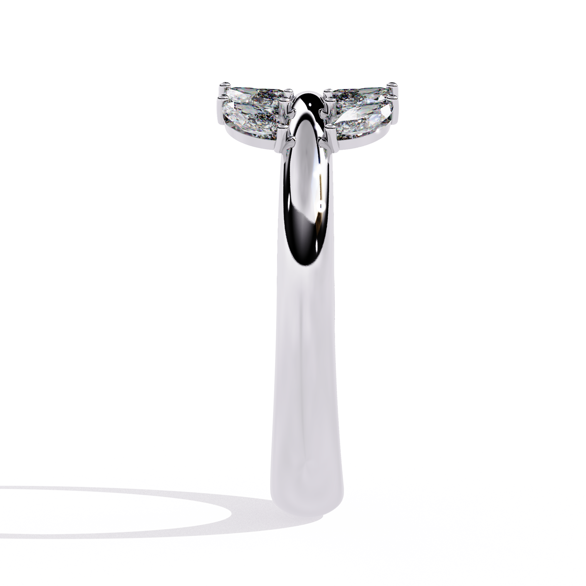 Marquise Diamond Statement Ring | Tiya Jewels