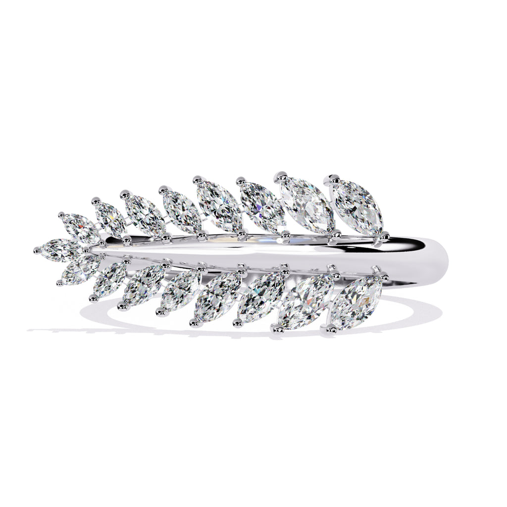 Marquise Diamond Statement Ring | Tiya Jewels