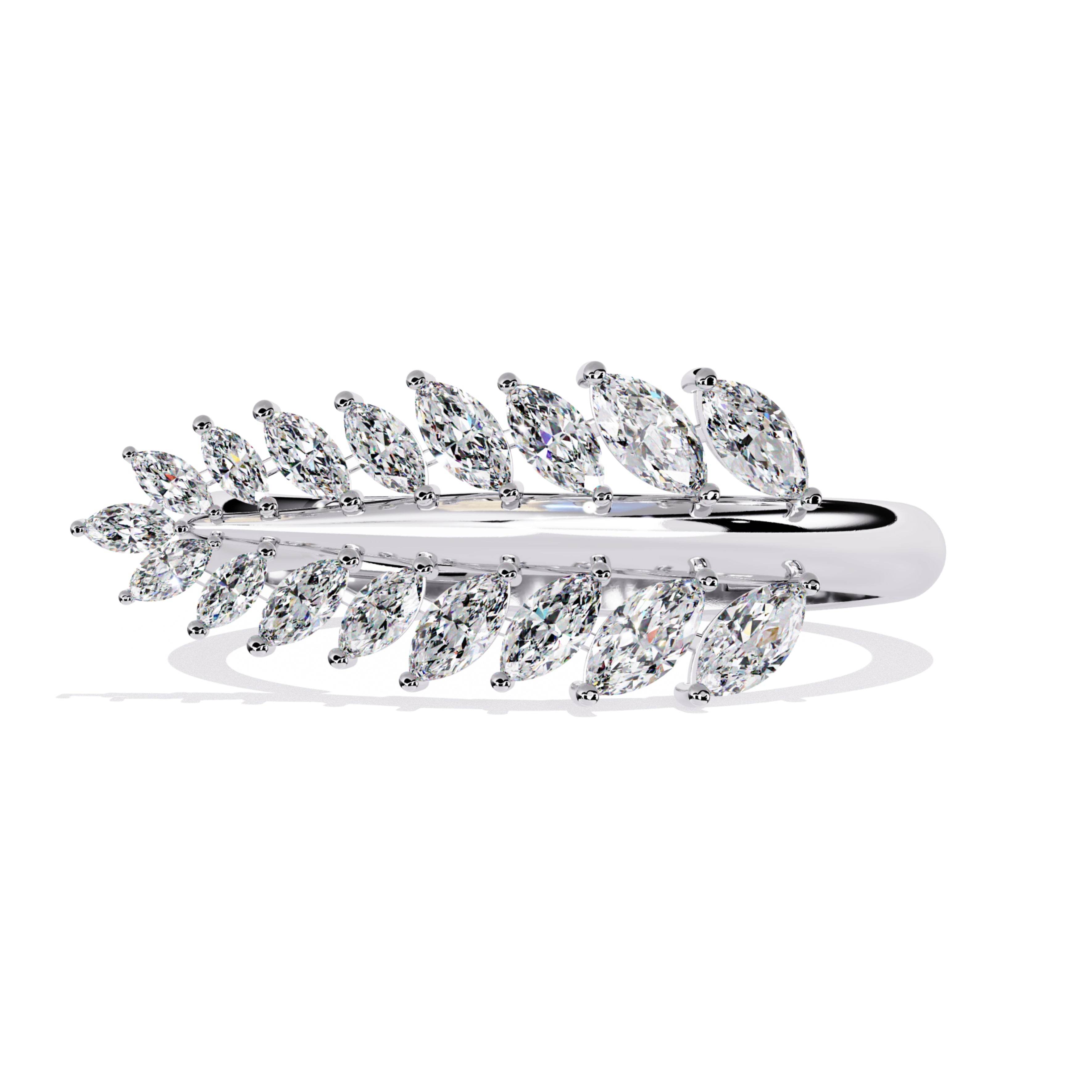 Marquise Diamond Statement Ring | Tiya Jewels