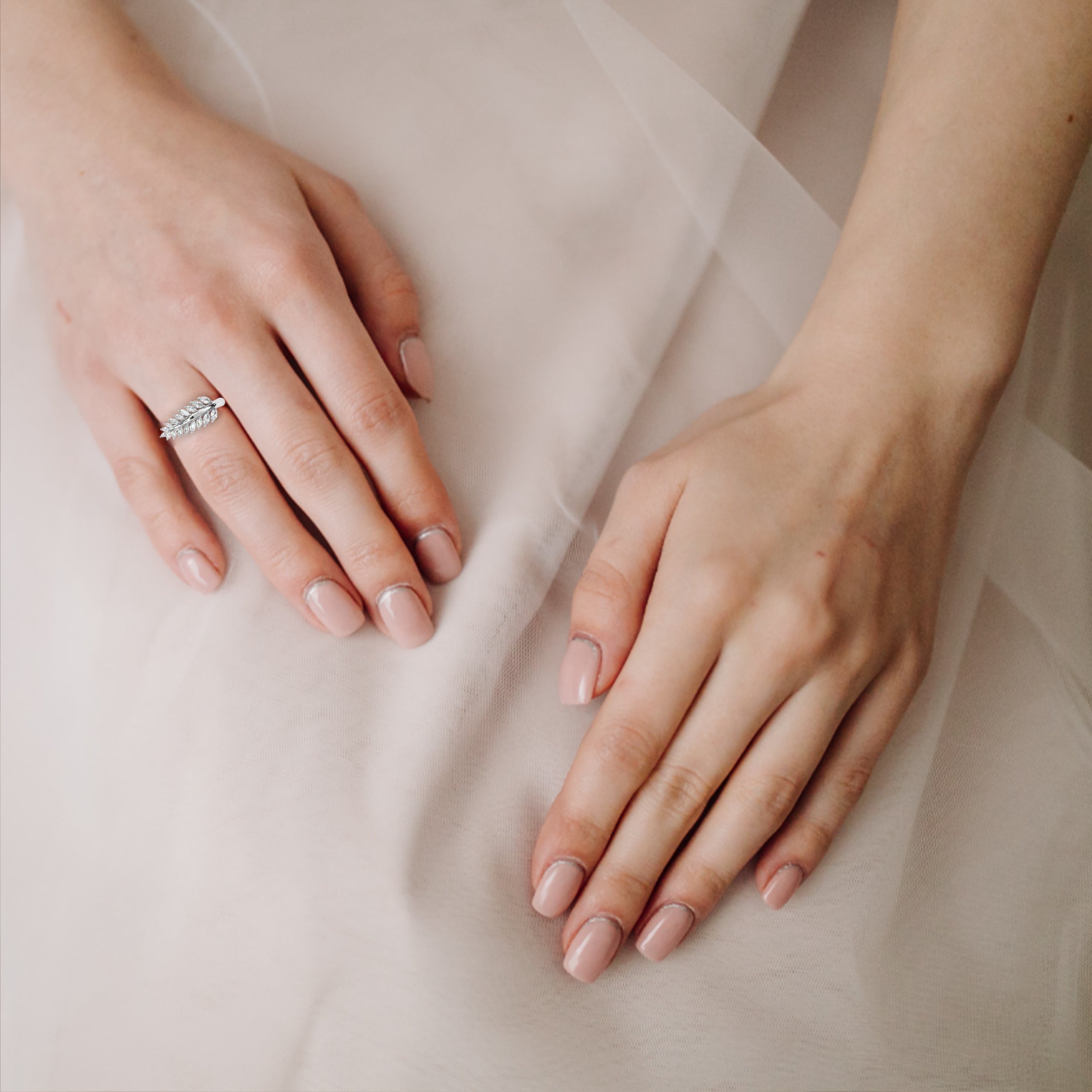 Marquise Diamond Statement Ring | Tiya Jewels